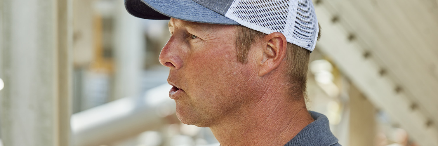 profile of man talking